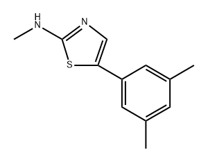 5-(3,5-Dimethylphenyl)-N-methylthiazol-2-amine Structure