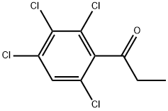 1-(2,3,4,6-Tetrachlorophenyl)-1-propanone Structure