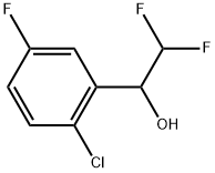 2-Chloro-α-(difluoromethyl)-5-fluorobenzenemethanol Structure