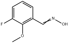 3-Fluoro-2-methoxybenzaldehyde oxime Structure