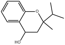 2-isopropyl-2-methylchroman-4-ol Structure