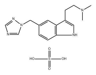 Rizatriptan sulfate Structure