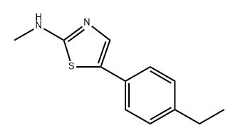 5-(4-ethylphenyl)-N-methylthiazol-2-amine Structure