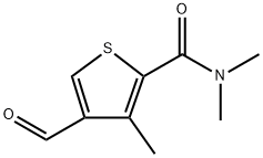 4-Formyl-N,N,3-trimethyl-2-thiophenecarboxamide Structure