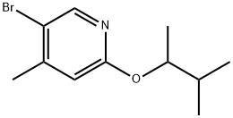 5-Bromo-2-(1,2-dimethylpropoxy)-4-methylpyridine Structure