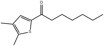 1-(4,5-Dimethyl-2-thienyl)-1-heptanone Structure