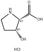 L-Proline, 3-hydroxy-, hydrochloride (1:1), (3R)- 구조식 이미지
