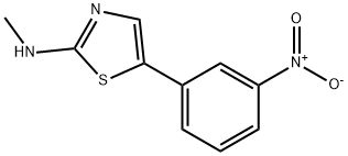 N-methyl-5-(3-nitrophenyl)thiazol-2-amine Structure
