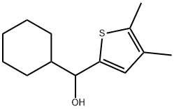 α-Cyclohexyl-4,5-dimethyl-2-thiophenemethanol Structure