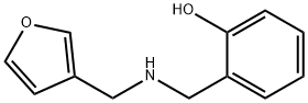 2-[[(3-Furanylmethyl)amino]methyl]phenol Structure