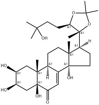 Polypodine B 20,22-acetonide Structure