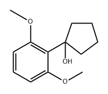 1-(2,6-dimethoxyphenyl)cyclopentanol Structure