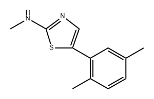 5-(2,5-Dimethylphenyl)-N-methylthiazol-2-amine Structure
