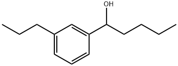 α-Butyl-3-propylbenzenemethanol Structure