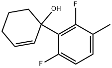 1-(2,6-Difluoro-3-methylphenyl)-2-cyclohexen-1-ol Structure