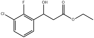 Ethyl 3-chloro-2-fluoro-β-hydroxybenzenepropanoate Structure