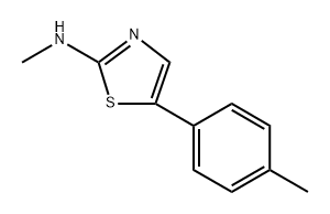 N-methyl-5-(p-tolyl)thiazol-2-amine Structure