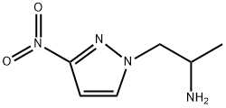 1-(3-nitro-1H-pyrazol-1-yl)propan-2-amine Structure