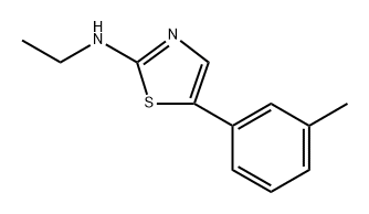 N-ethyl-5-(m-tolyl)thiazol-2-amine Structure