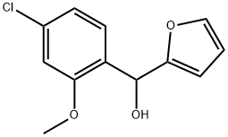 (4-chloro-2-methoxyphenyl)(furan-2-yl)methanol Structure