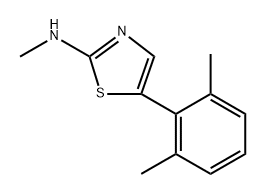 5-(2,6-Dimethylphenyl)-N-methylthiazol-2-amine Structure