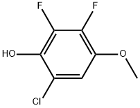 6-Chloro-2,3-difluoro-4-methoxyphenol Structure