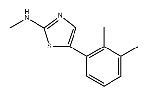 5-(2,3-Dimethylphenyl)-N-methylthiazol-2-amine Structure