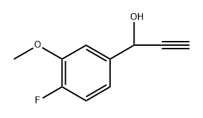 1-(4-Fluoro-3-methoxyphenyl)prop-2-yn-1-ol Structure