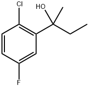 2-(2-chloro-5-fluorophenyl)butan-2-ol Structure