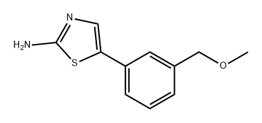 5-(3-(Methoxymethyl)phenyl)thiazol-2-amine Structure