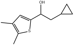 α-(Cyclopropylmethyl)-4,5-dimethyl-2-thiophenemethanol Structure