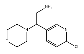 2-(6-chloropyridin-3-yl)-2-morpholinoethan-1-amine Structure