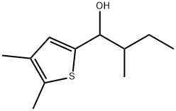 4,5-Dimethyl-α-(1-methylpropyl)-2-thiophenemethanol Structure