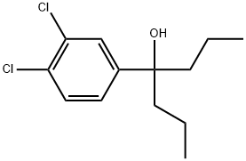 3,4-Dichloro-α,α-dipropylbenzenemethanol Structure