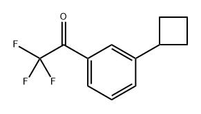 1-(3-Cyclobutylphenyl)-2,2,2-trifluoroethanone 구조식 이미지