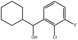 2-Chloro-α-cyclohexyl-3-fluorobenzenemethanol Structure