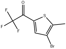 1-(4-Bromo-5-methyl-2-thienyl)-2,2,2-trifluoroethanone Structure