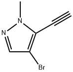 4-Bromo-5-ethynyl-1-methyl-1H-pyrazole Structure