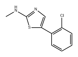 5-(2-Chlorophenyl)-N-methylthiazol-2-amine Structure