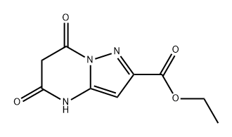 ethyl 5,7-dihydroxypyrazolo[1,5-a]pyrimidine-2-carboxylate 구조식 이미지