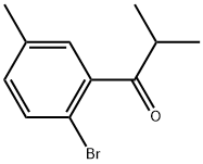 1-(2-Bromo-5-methylphenyl)-2-methyl-1-propanone Structure