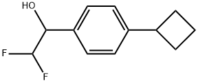 4-Cyclobutyl-α-(difluoromethyl)benzenemethanol Structure