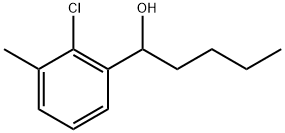 α-Butyl-2-chloro-3-methylbenzenemethanol Structure