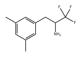 Benzeneethanamine, 3,5-dimethyl-α-(trifluoromethyl)- Structure