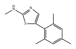 5-Mesityl-N-methylthiazol-2-amine Structure