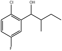 2-Chloro-5-fluoro-α-(1-methylpropyl)benzenemethanol Structure