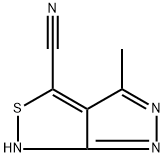 4-Methyl-1H-pyrazolo[3,4-c]isothiazole-3-carbonitrile Structure