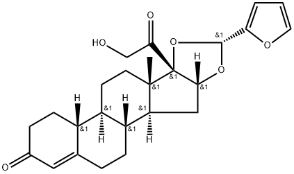 (6aR,8aS,8bS,10R,11aR)-10-(furan-2-yl)-8b-(2-hydroxyacetyl)-8a-methyl-5,6,6a,6b,7,8,8a,8b,11a,12,12a,12b-dodecahydro-1H-naphtho[2',1':4,5]indeno[1,2-d][1,3]dioxol-4(2H)-one Structure