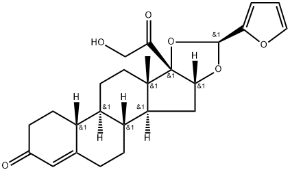 (6aR,8aS,8bS,10S,11aR)-10-(furan-2-yl)-8b-(2-hydroxyacetyl)-8a-methyl-5,6,6a,6b,7,8,8a,8b,11a,12,12a,12b-dodecahydro-1H-naphtho[2',1':4,5]indeno[1,2-d][1,3]dioxol-4(2H)-one Structure