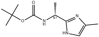 (R)-[1-(5-Methyl-1h-imidazol-2-yl)-ethyl]-carbamic?acid?tert-butyl?ester Structure